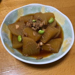 大根とツナの煮物